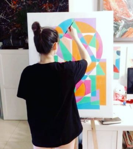Geometric Abstraction Art and an Artist's Life in Beijing as Told by Jen Du